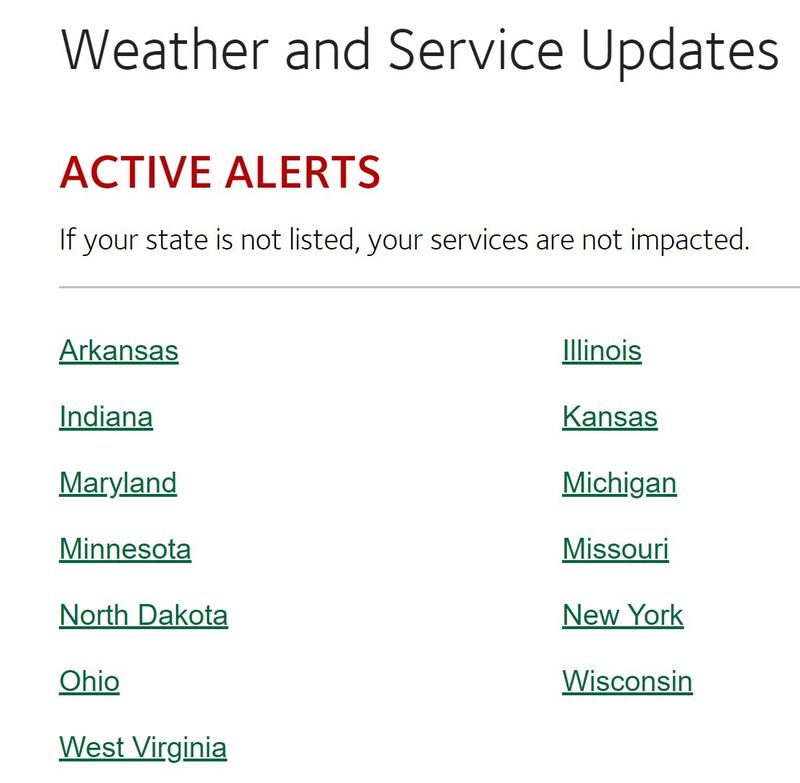 Polar Vortex Weather and Service Update