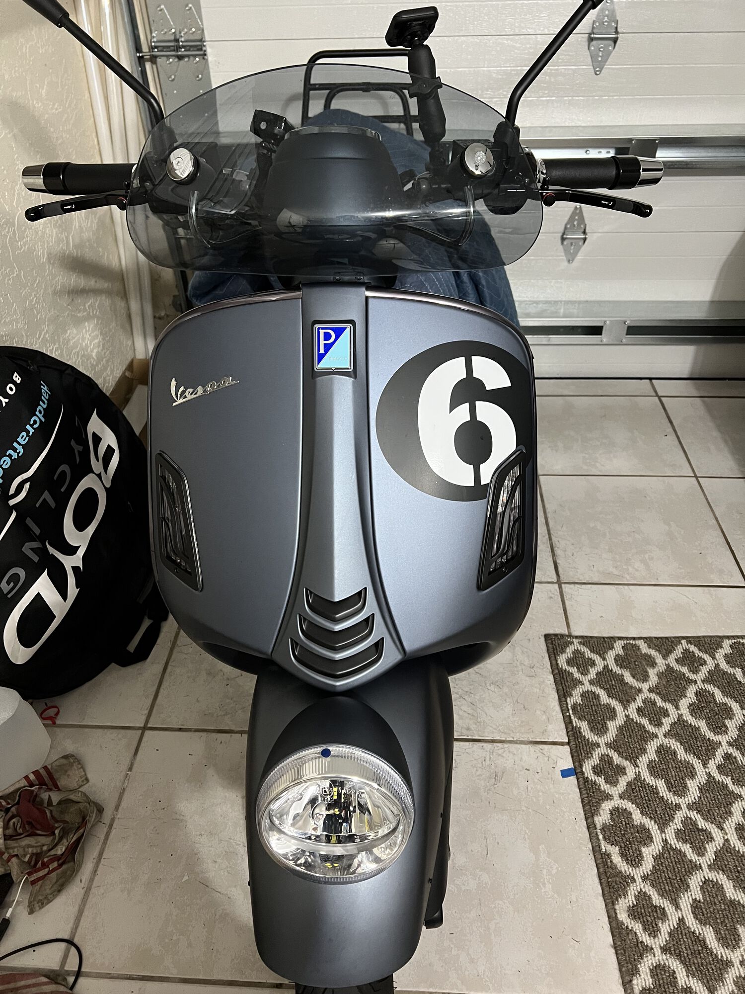 OEM horn cover.