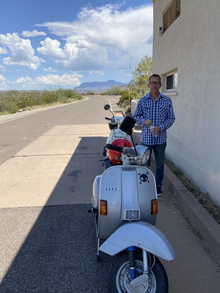 This is what it looks like standing next to Birdsnest  or… Finding shade. Chisos Mountains, Big Bend