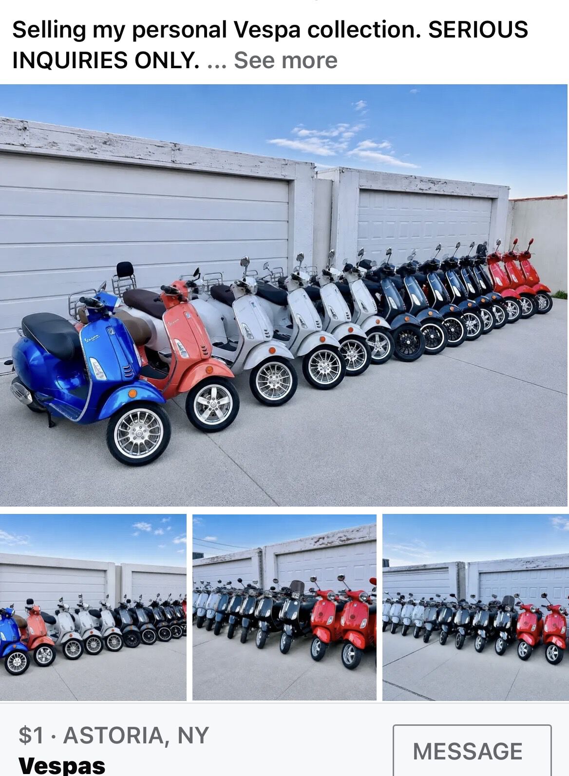 Well, if he had a second blue one?… maybe.