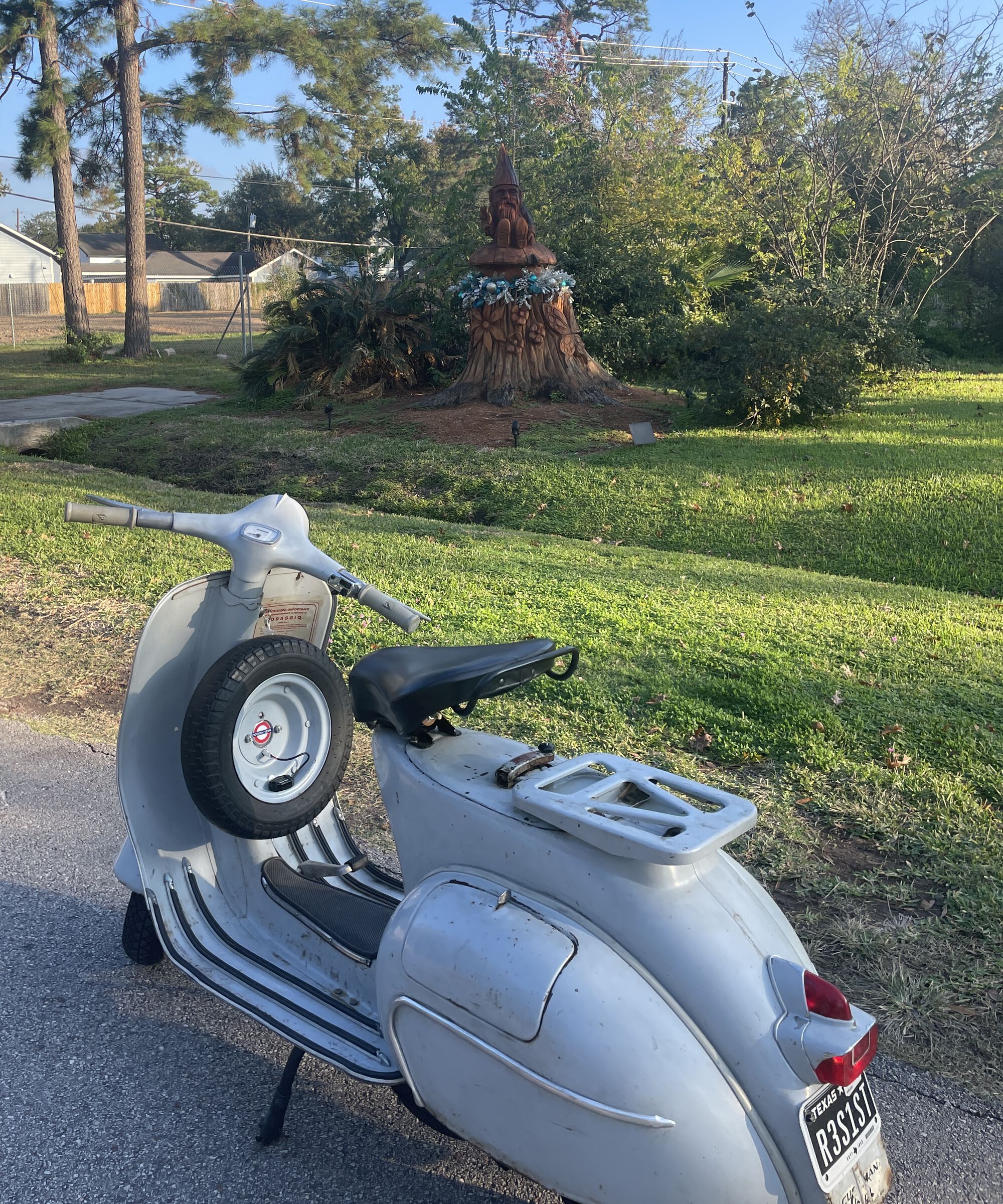 The Vespa is not the star of this show.