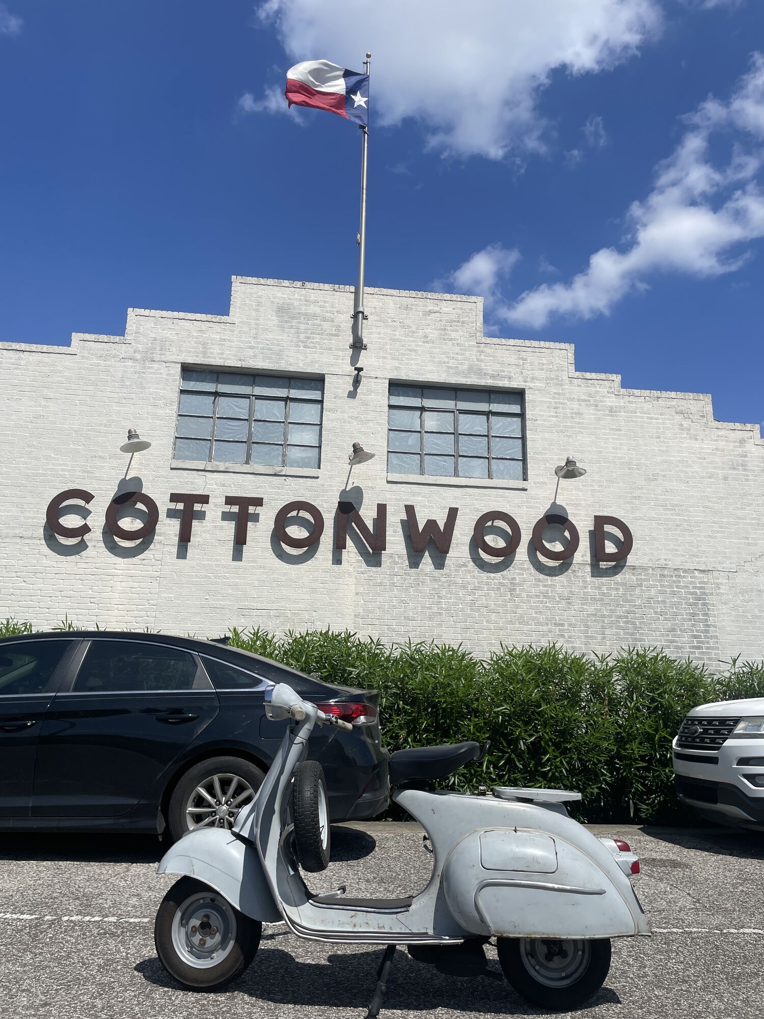 Stupid cars having the audacity to park there and muck up my Polaroid.