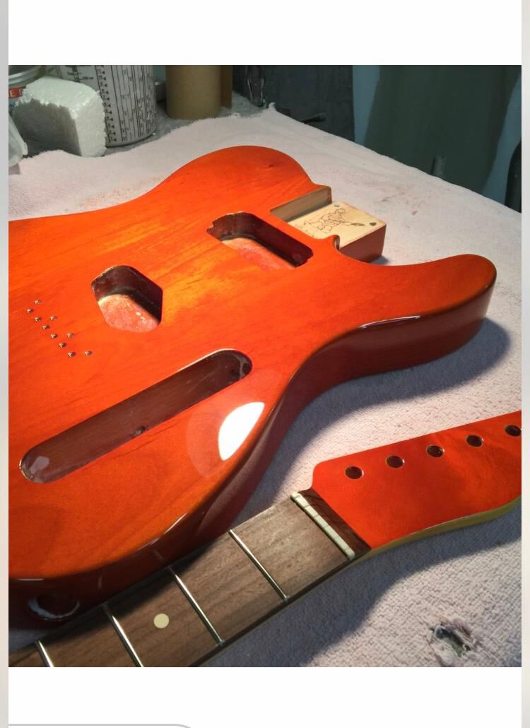 Gretsch orange finish