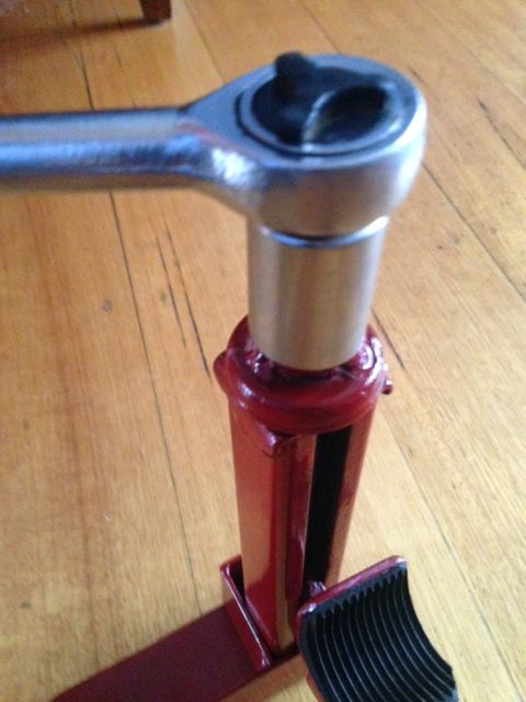 19mm socket to wind it up and down