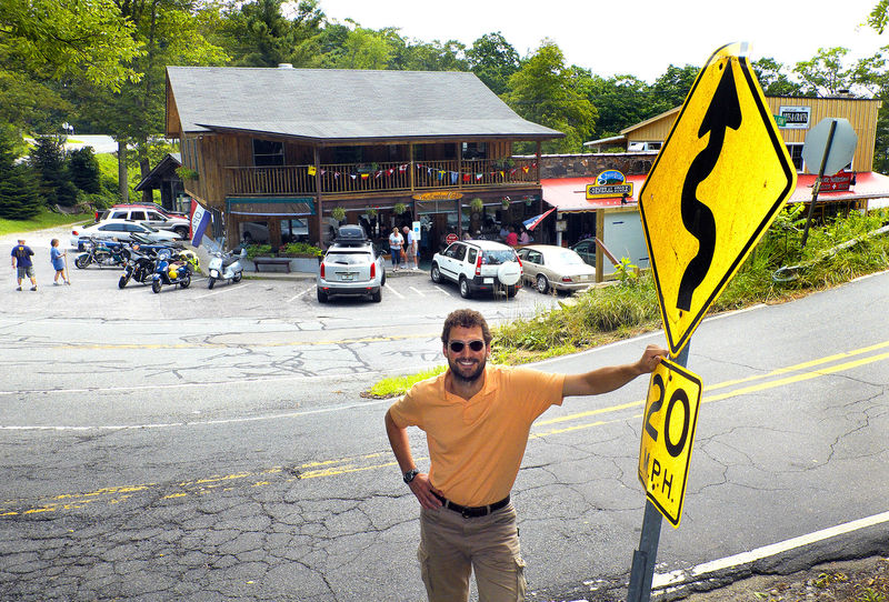 break at the Little Switzerland Cafe