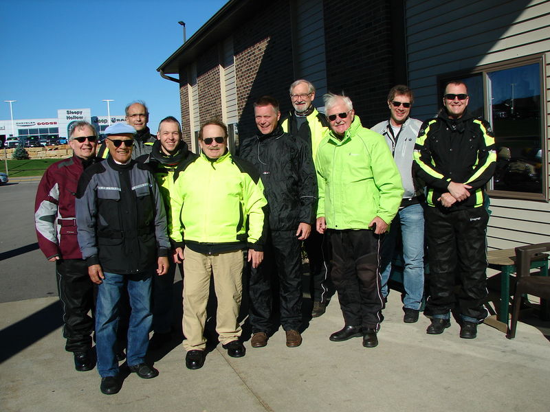 Ten Hardy Souls Met in Viroqua for an excellent three days of riding.