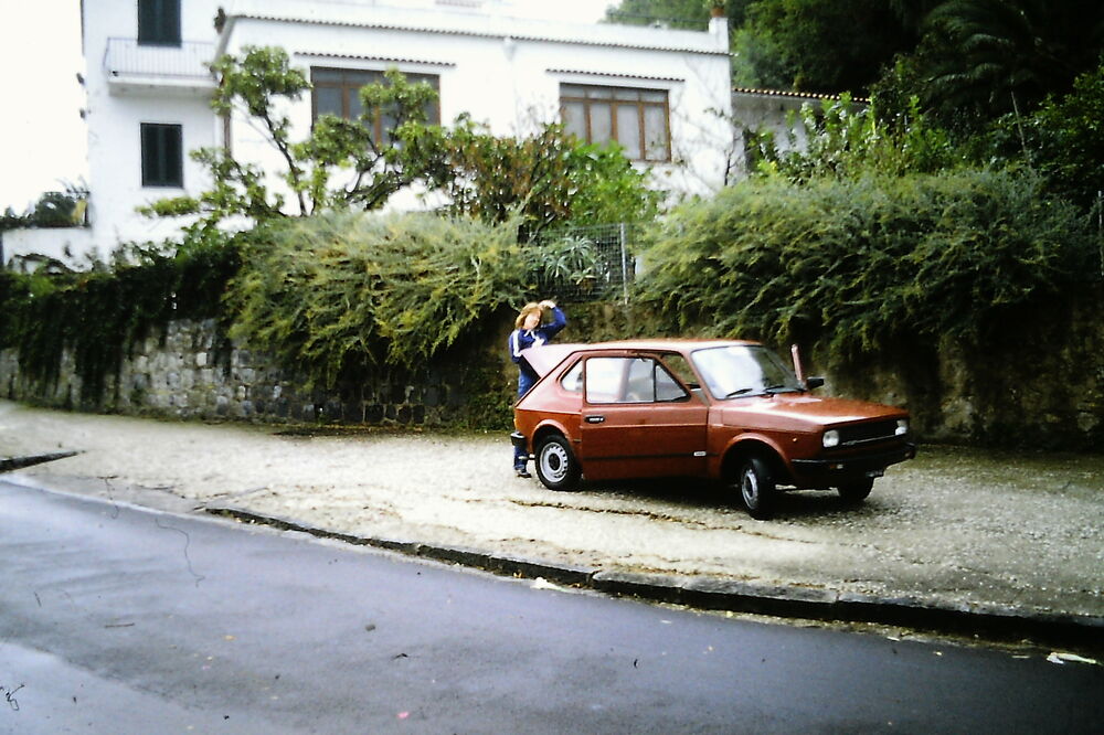 Modern Vespa Visiting Sorrento Italy Renting scooter