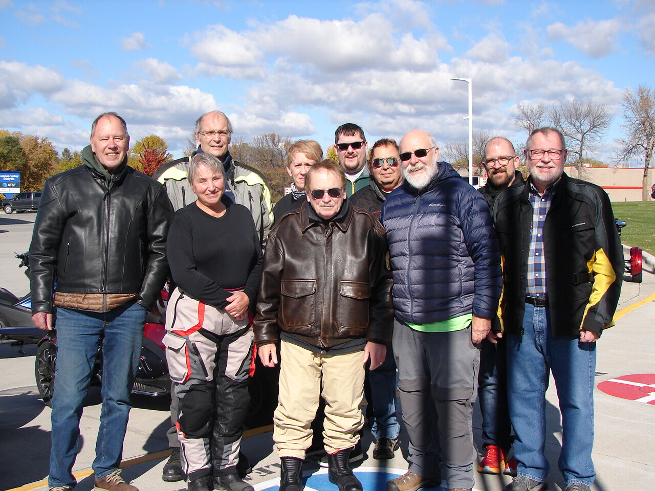 Some of the gang on a Saturday Ride.  This next season they will occur on the second Saturday of each month.
