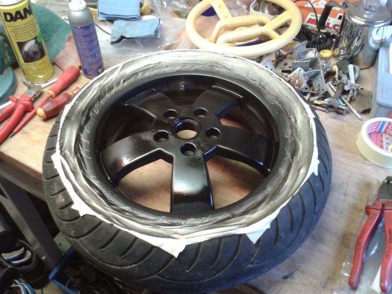 First layer on the wheel