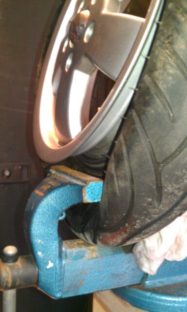 In the vise