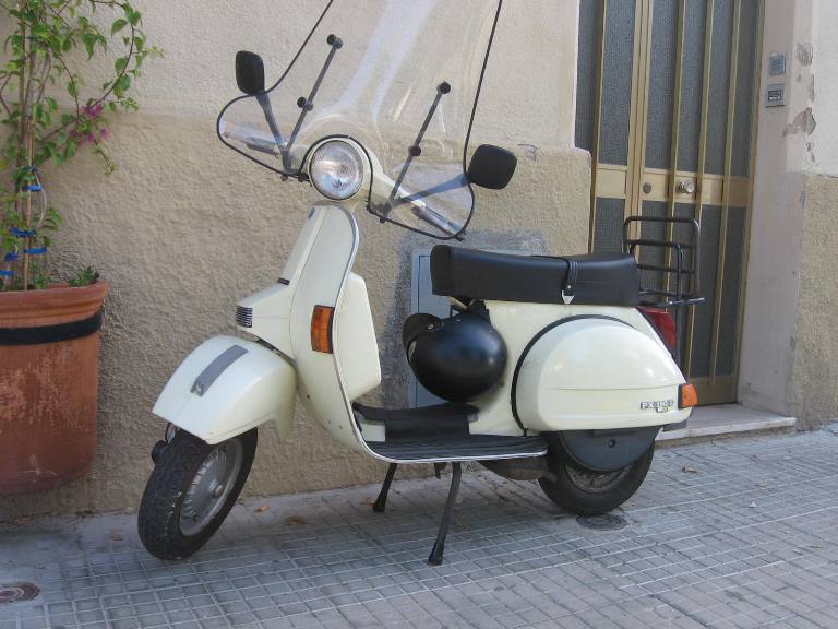 Modern Vespa Vespas of Sardinia