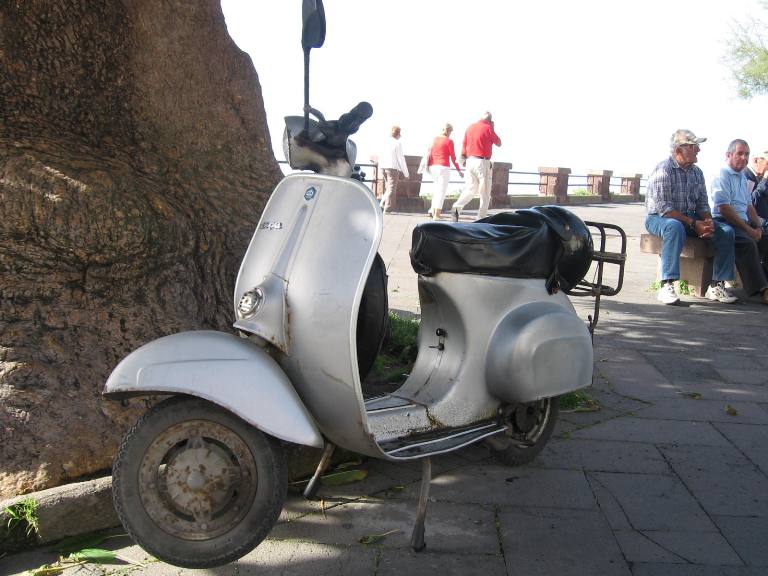 Modern Vespa Vespas of Sardinia