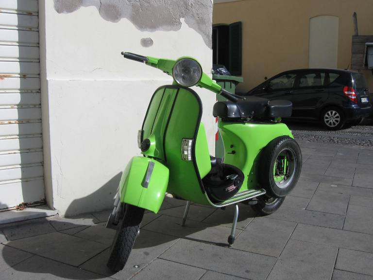 Modern Vespa Vespas of Sardinia