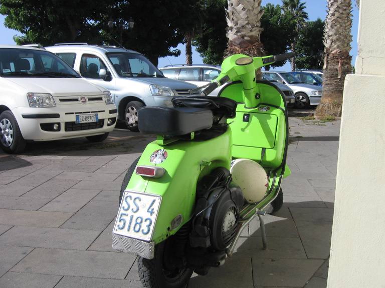 Modern Vespa Vespas of Sardinia