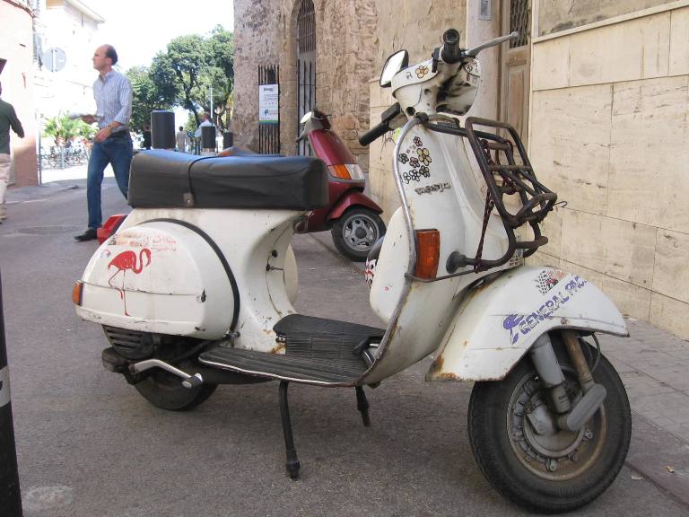 Modern Vespa Vespas of Sardinia
