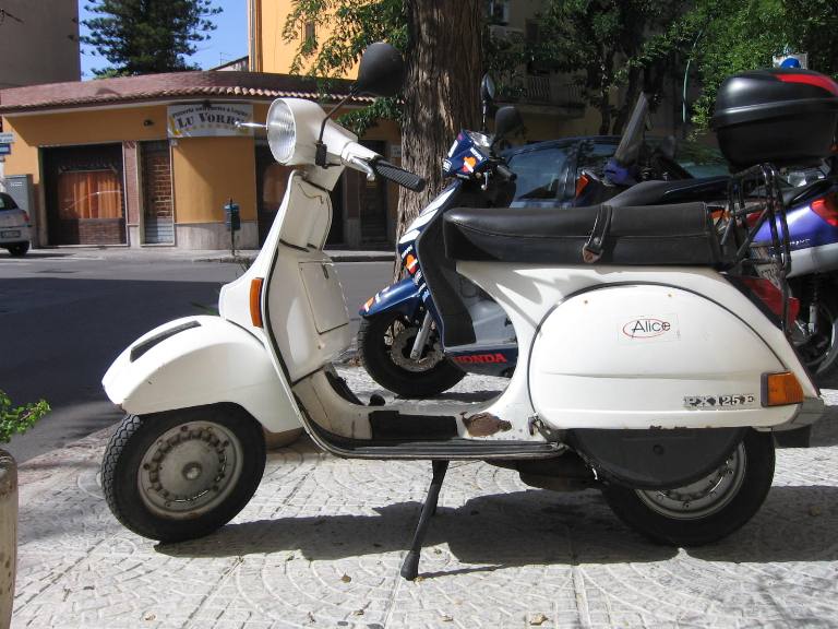 Modern Vespa Vespas of Sardinia