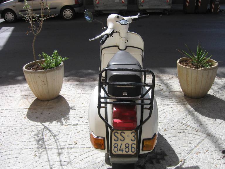 Modern Vespa Vespas of Sardinia