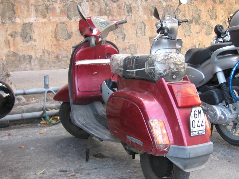 Modern Vespa Vespas of Sardinia
