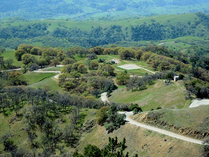 View from the top of Mt Hamilton
