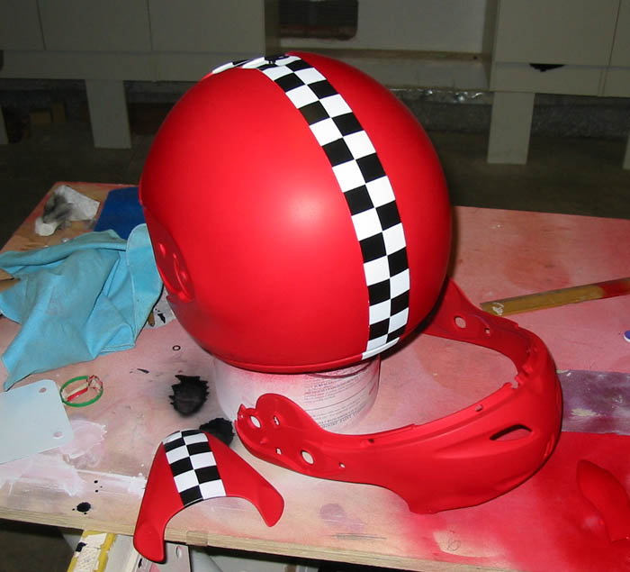 Checkers painted