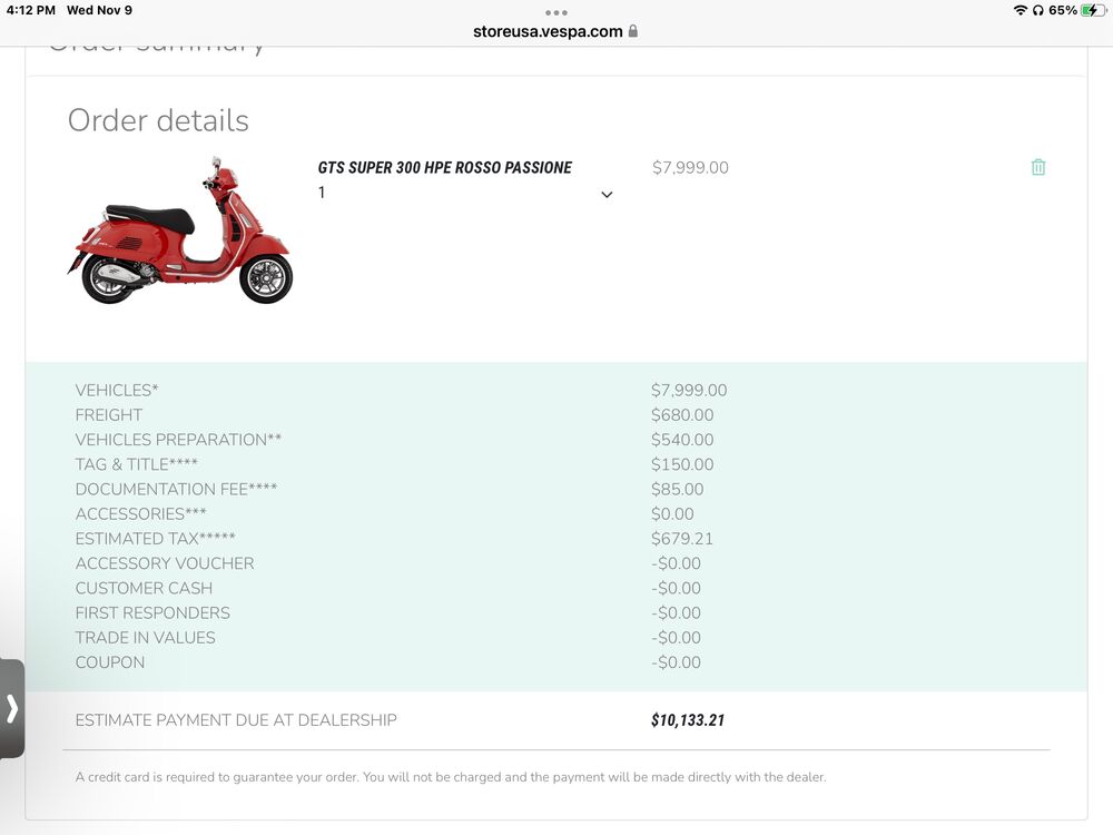 Modern Vespa Used 20172019 GTS 300 what to look for?