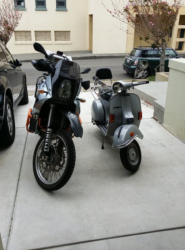 Modern Vespa Michael from San Francisco