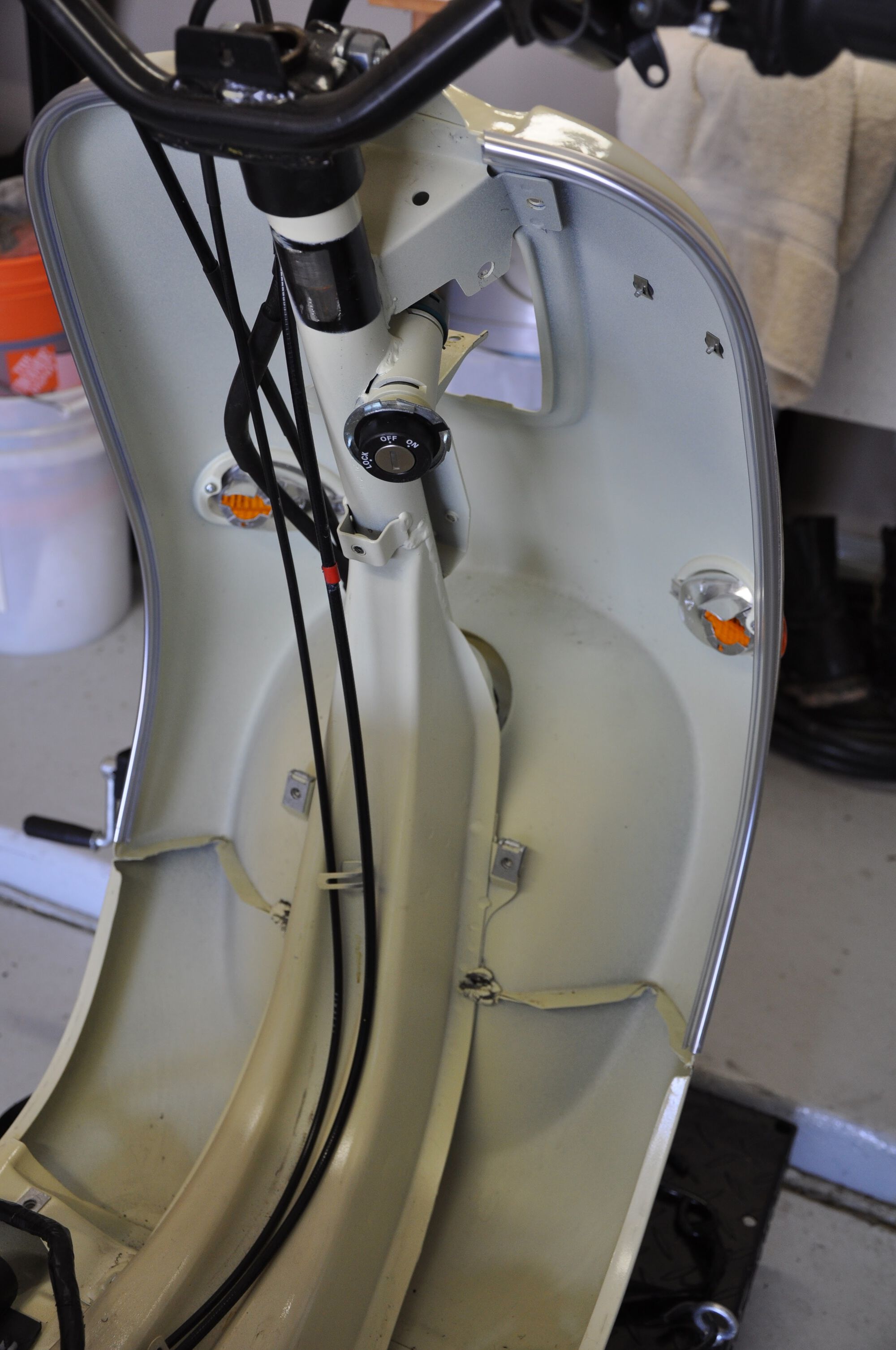 Things are starting to look less complicated after the wiring harness is out of the way.