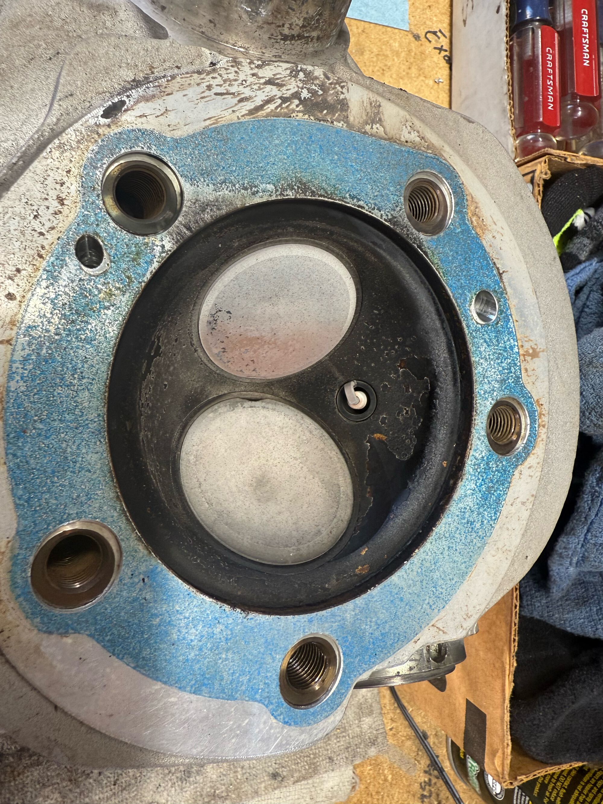 Clearly the motor was running super hot. Most likely a lean condition or bad timing. I have to root cause it.