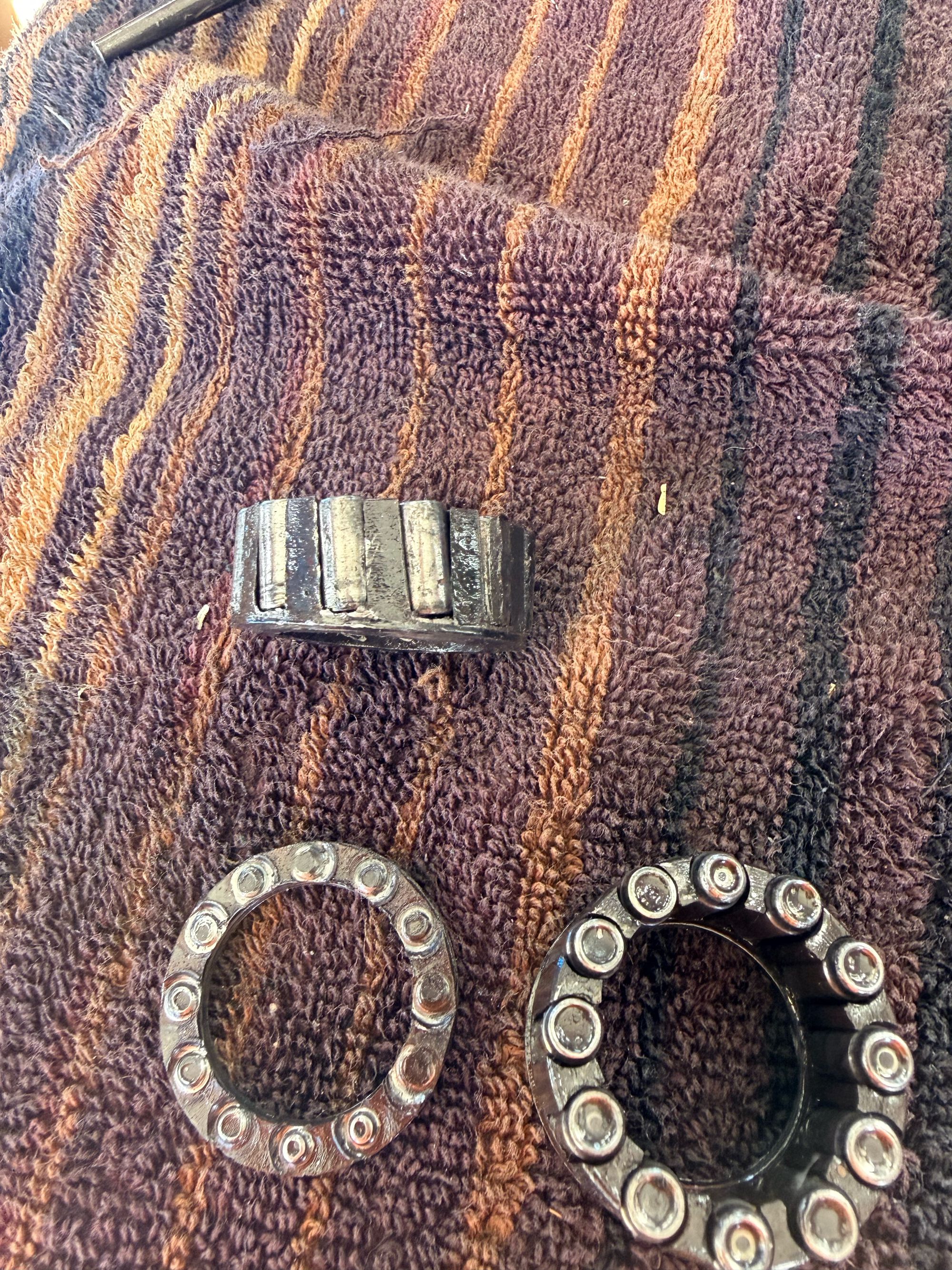 The skating bearings caused the cage to twist.