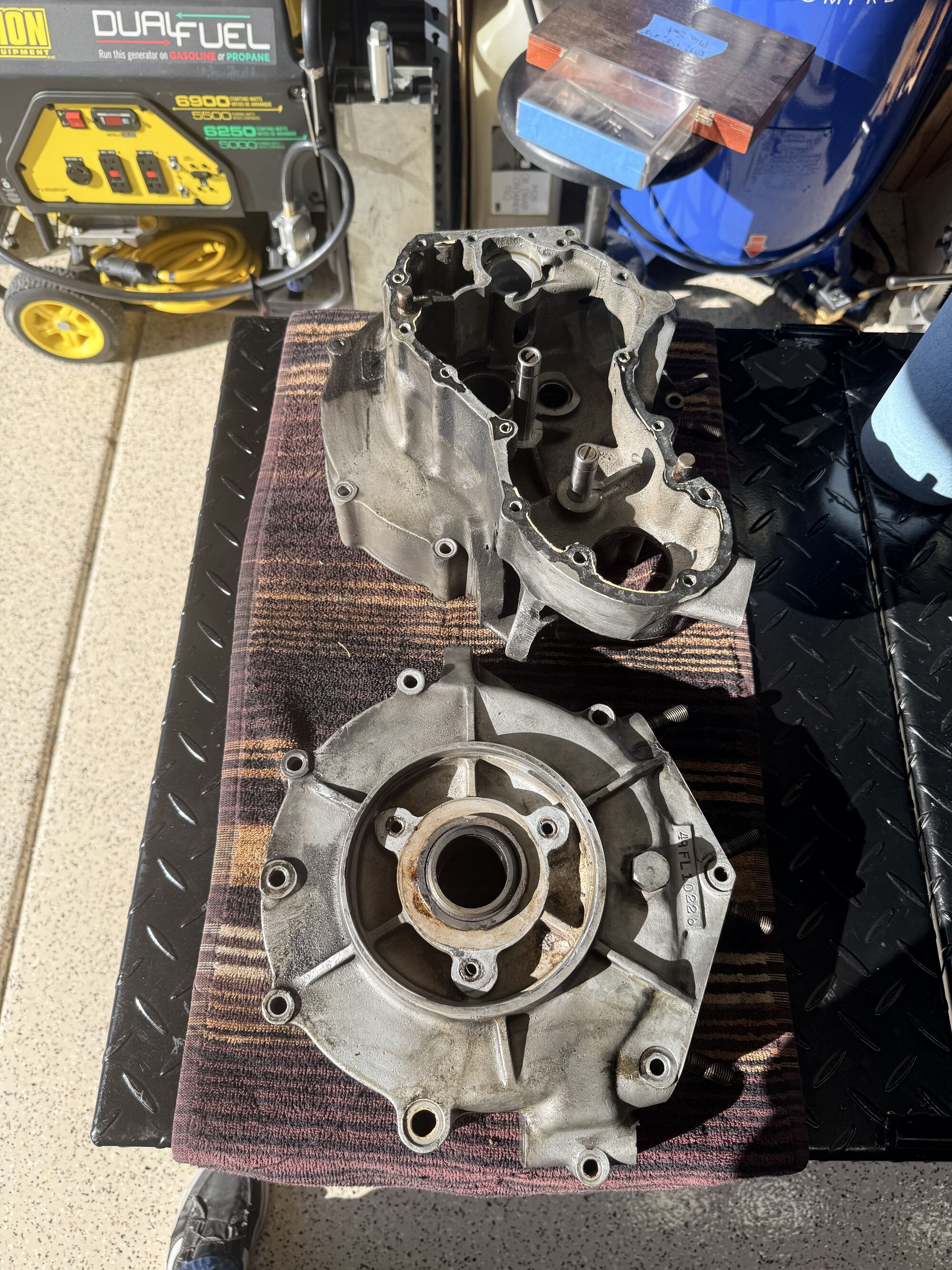 The cases survived. They would cost about $10,000 to replace with OEM parts (used) from 1949.