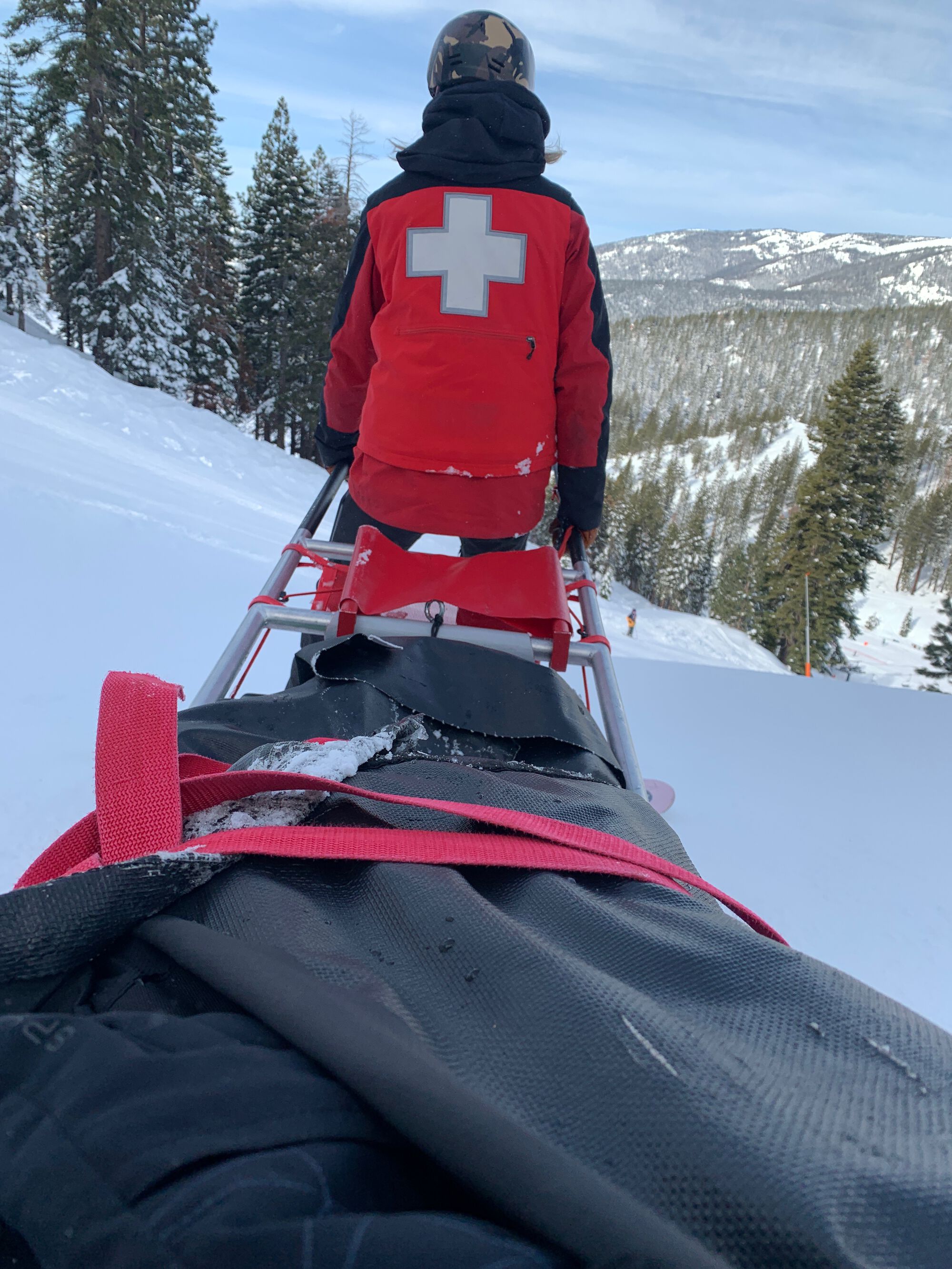 The sled ride of shame. Feb 7, 2023.