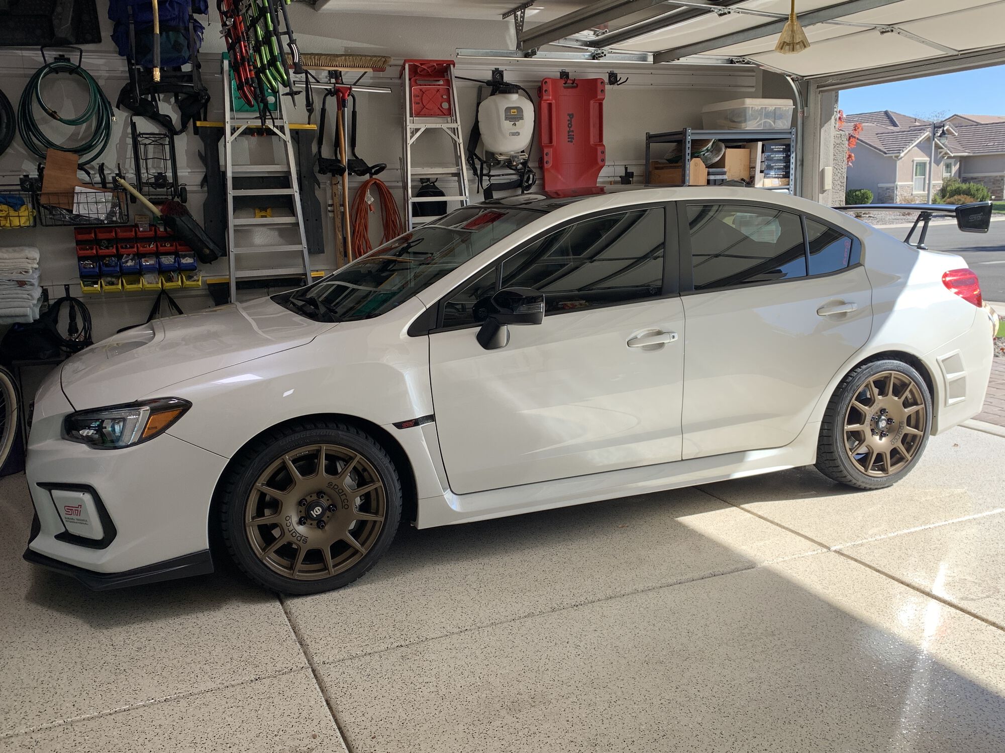 Winter wheels/tires installed