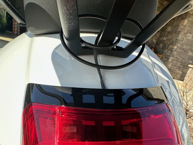 Installed the rear rack with power cable for an Ardmore light kit but the light kit. Once the new top cases arrives I will cover the couple inches of cable with white reflective tape.