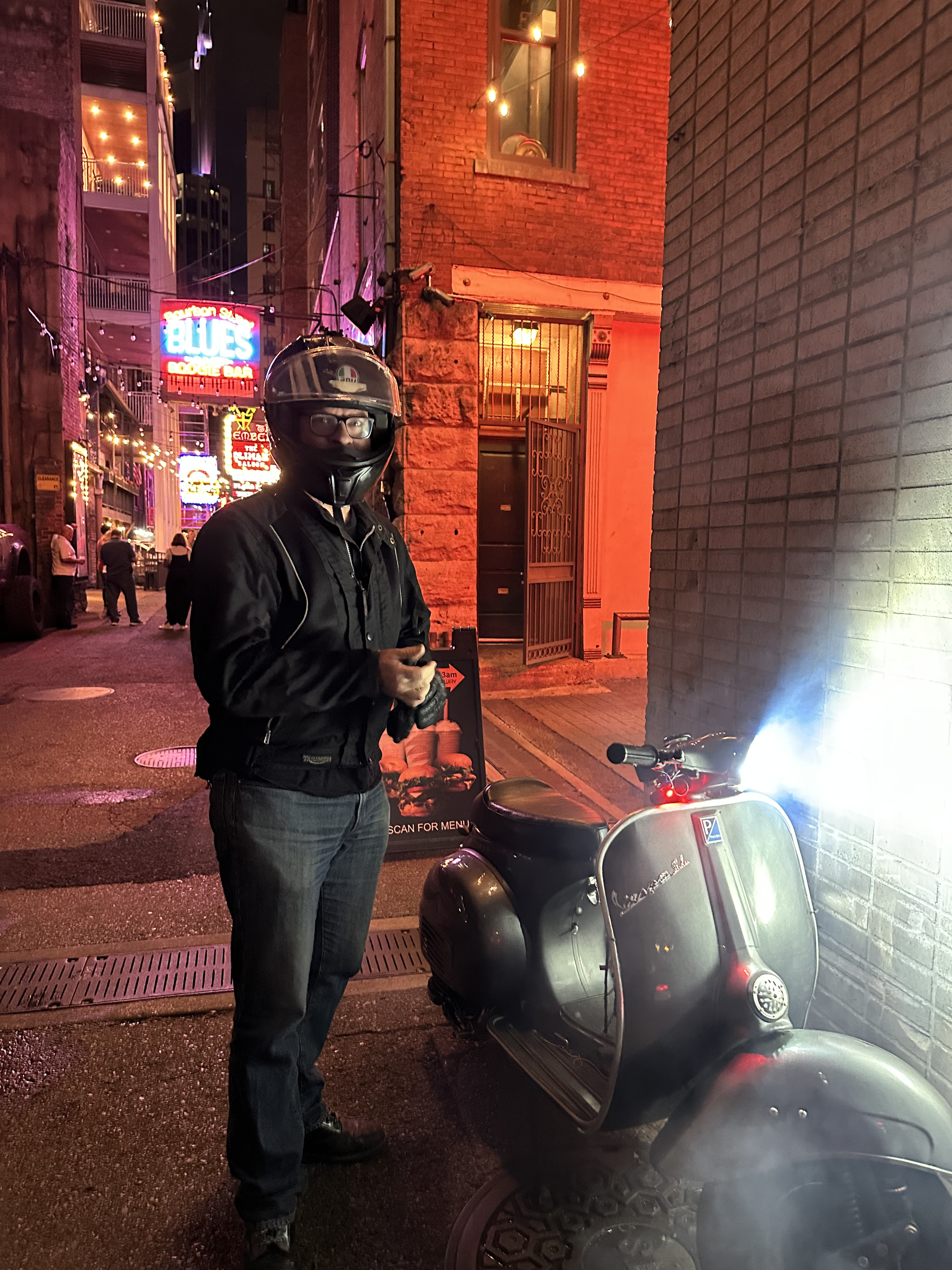 that smoke is from his idling Lammy