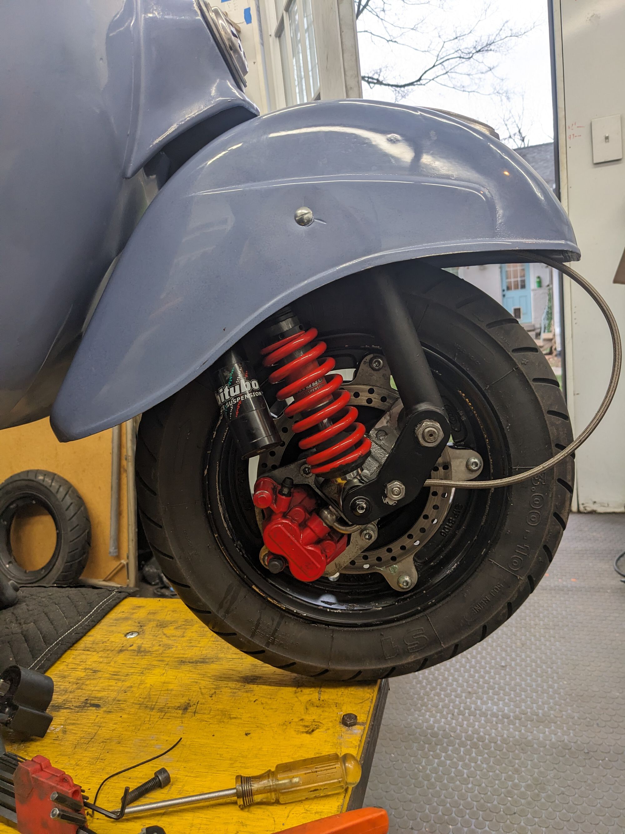 New front suspension geometry.  Who dis?
