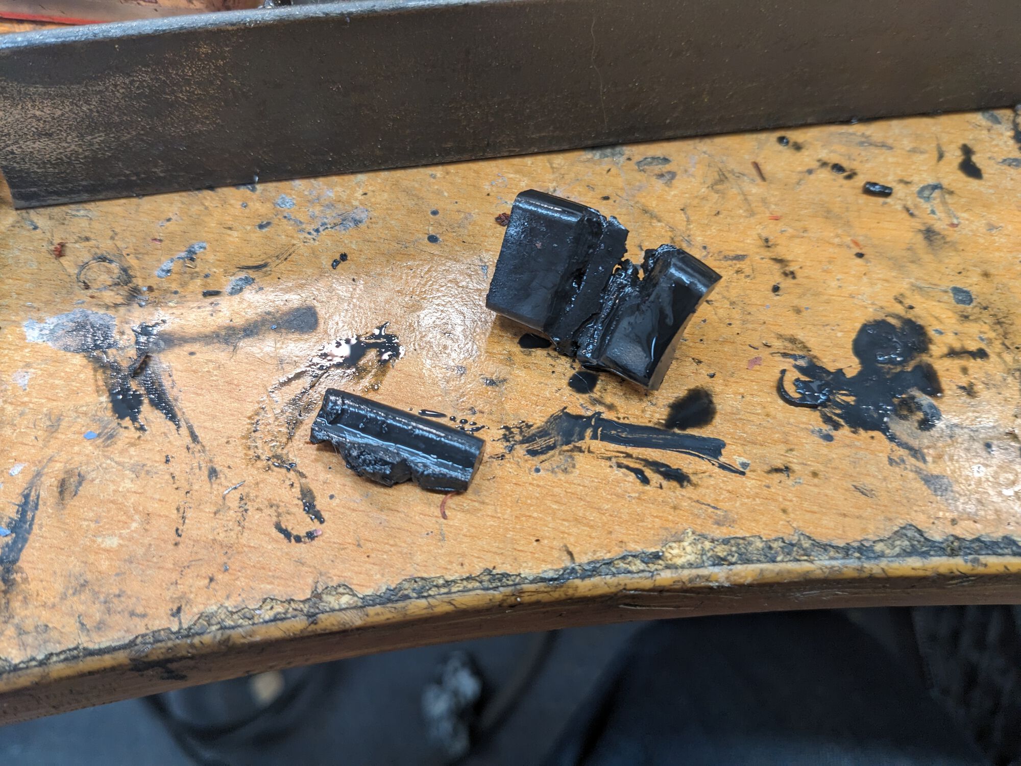 Wherever these buffers came from, I gotta quit getting rubber bits from there.
