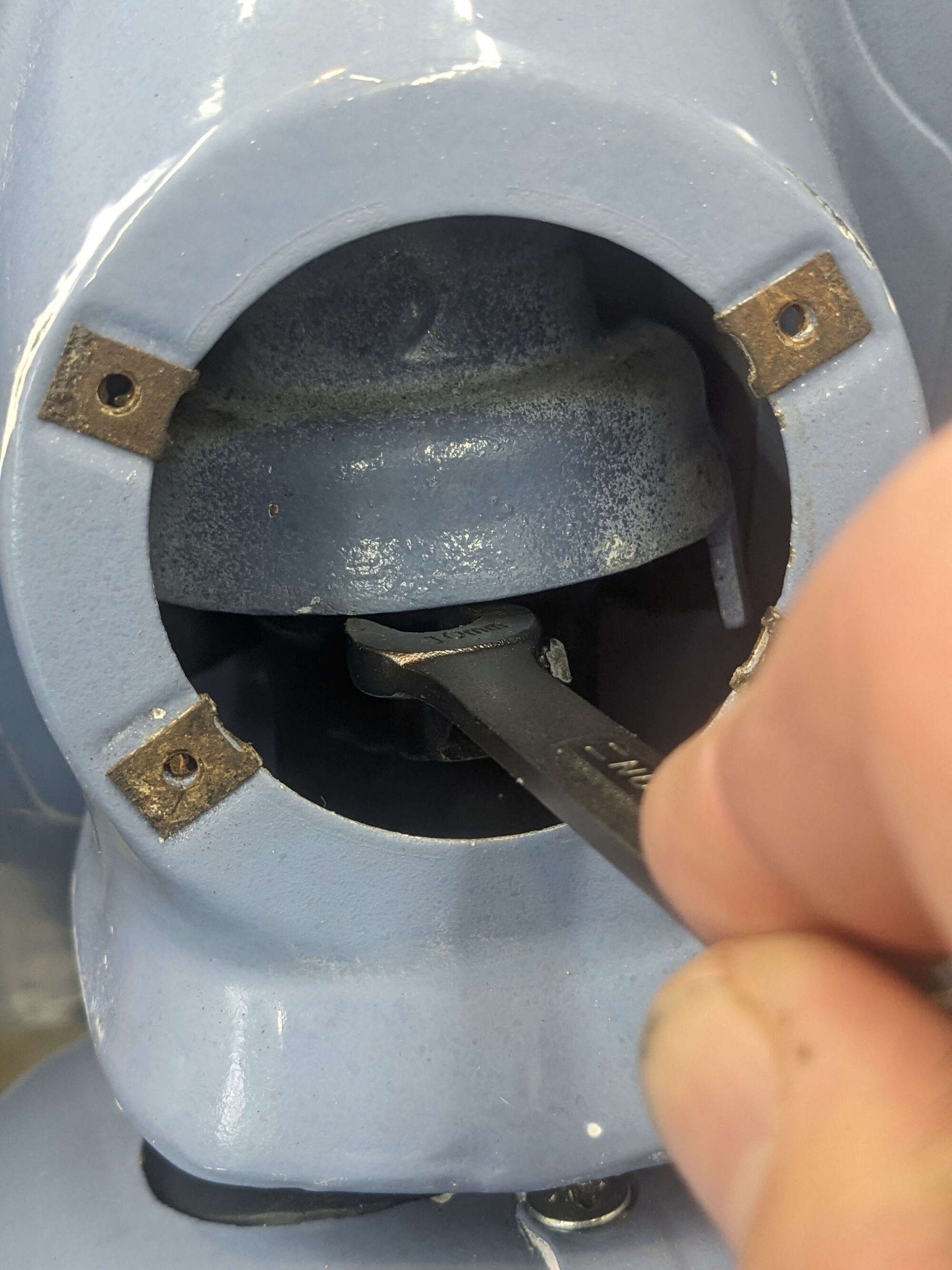 more clearance when centered