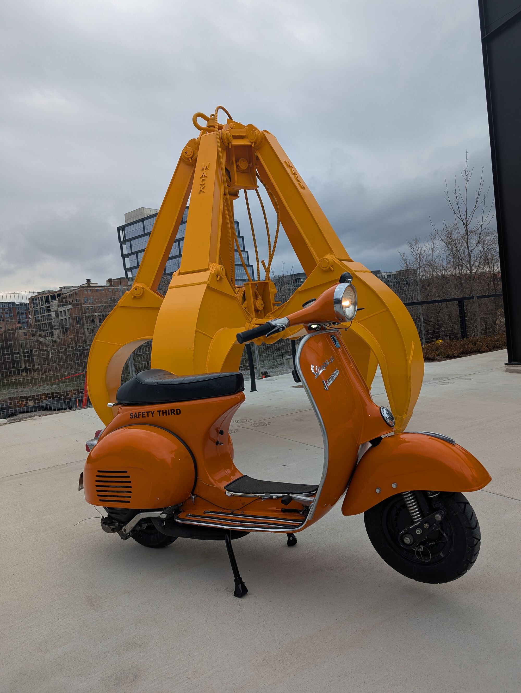 Orange machines gotta stick together