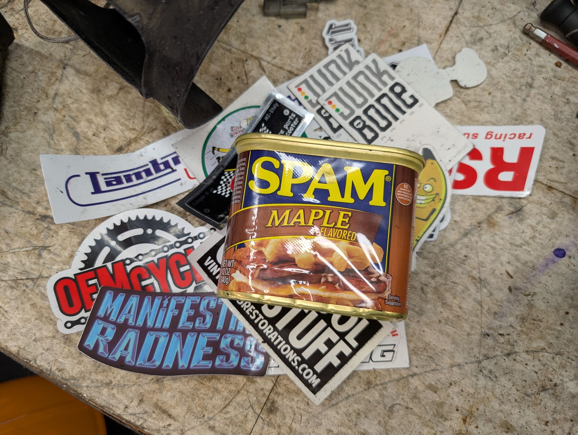 I'm not sure if Maple Spam is a challenge or a threat.  Either way, challenge accepted!