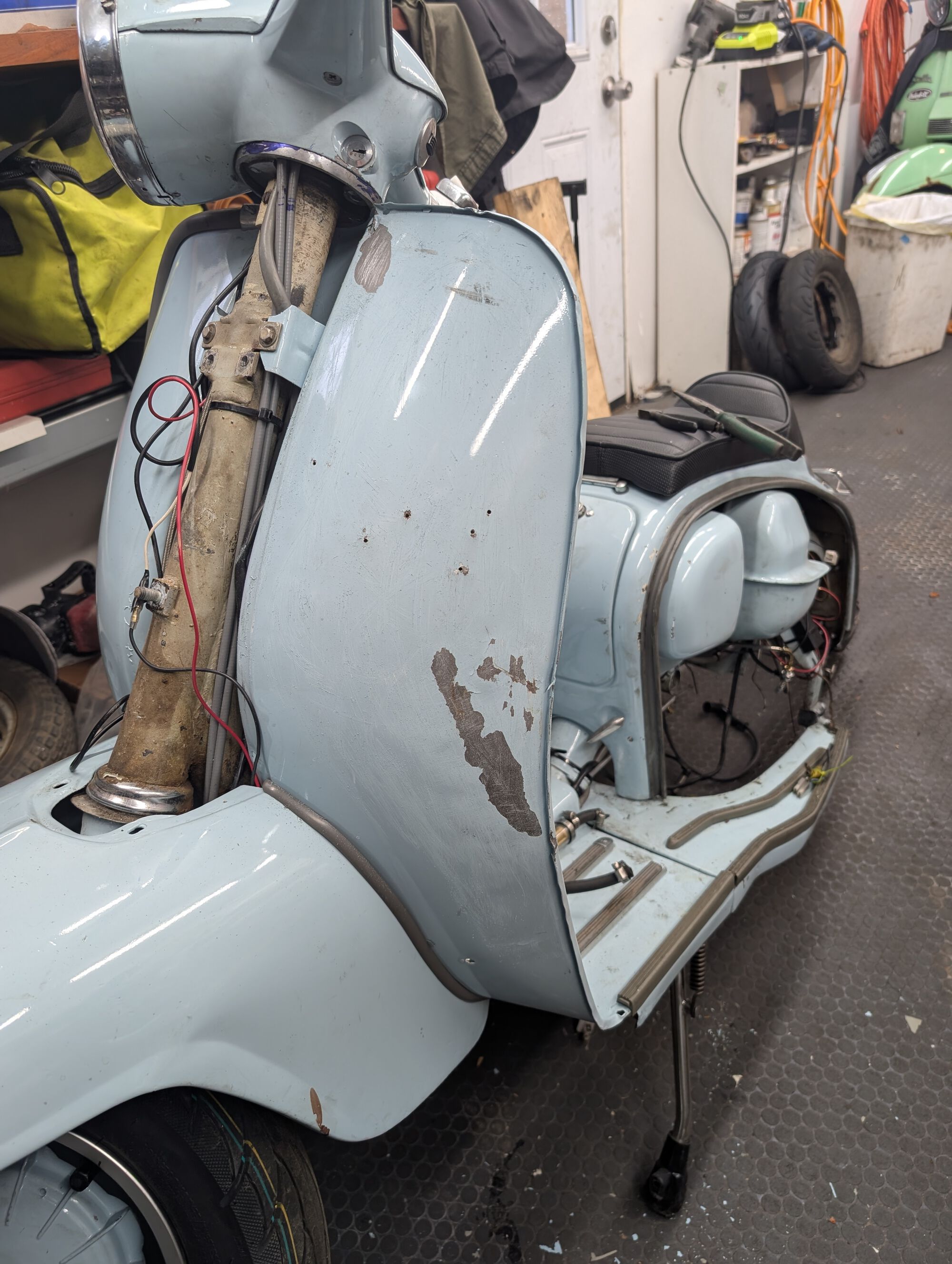 After beating, ready to strip and prep for paint once weather will let me shoot some DTM Epoxy