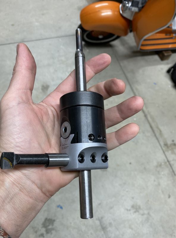 The cutting tool - This goes in the little jig I built