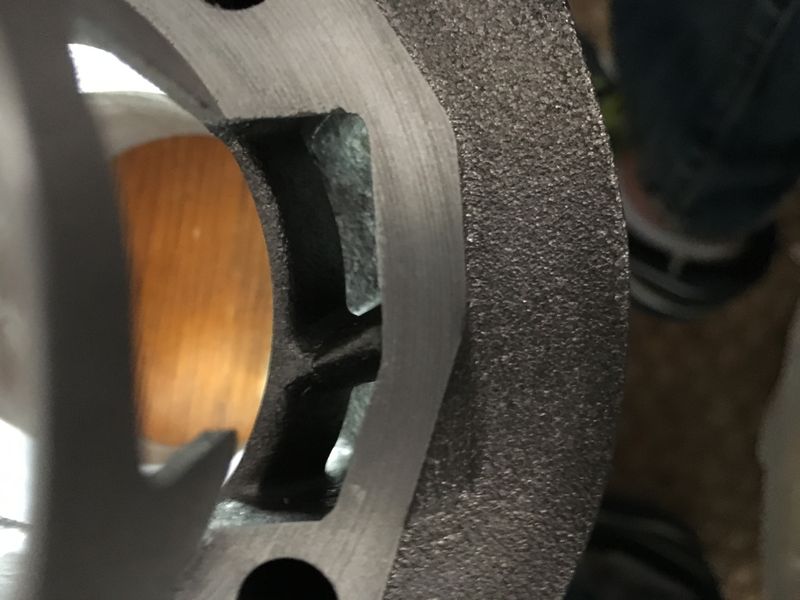 transfer port on side