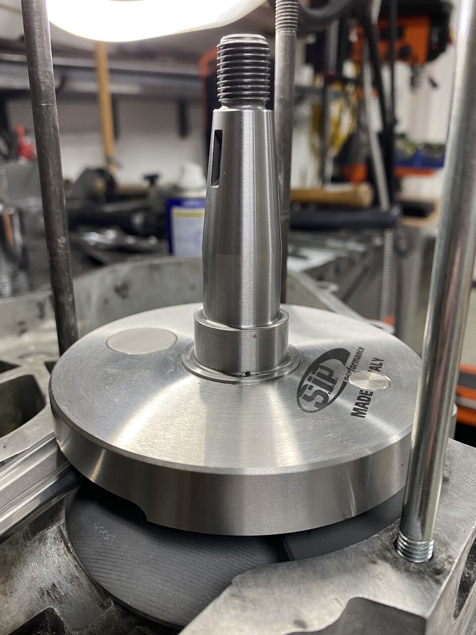This one of a kind is a P200 taper - cut back to create a fit with a vbb bearing.  I'll get some better comparison pics when I disassemble again.