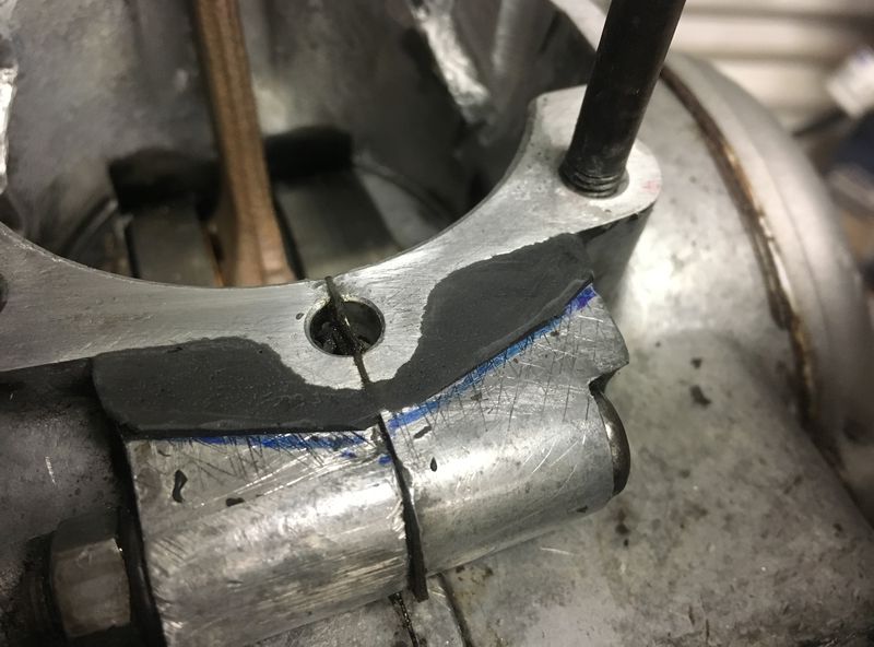 Added a bit at the back as well to match cyl and gasket