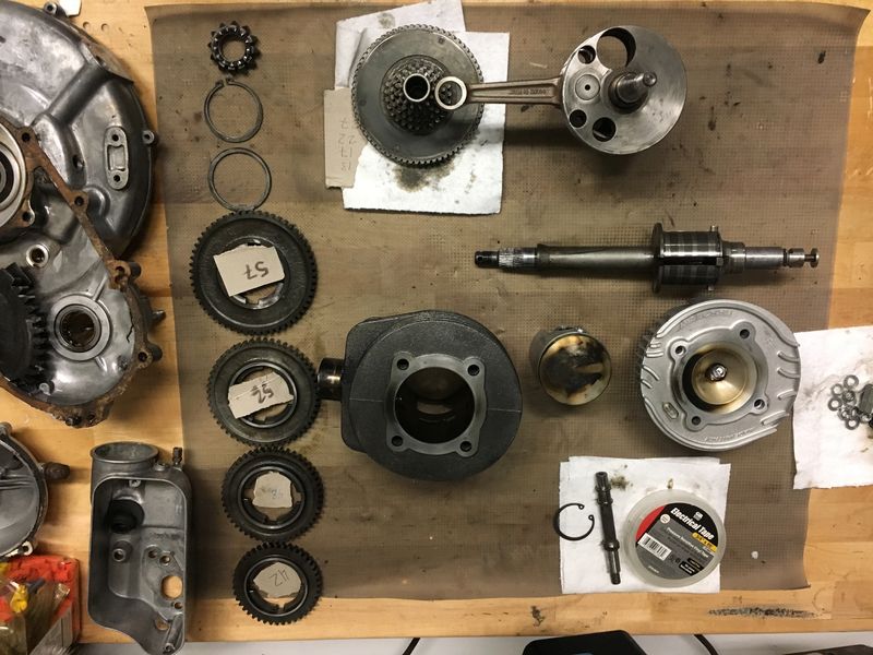 Had a good look at the cogs - confirmed sizes.  SoCal helped with some calcs on final drive