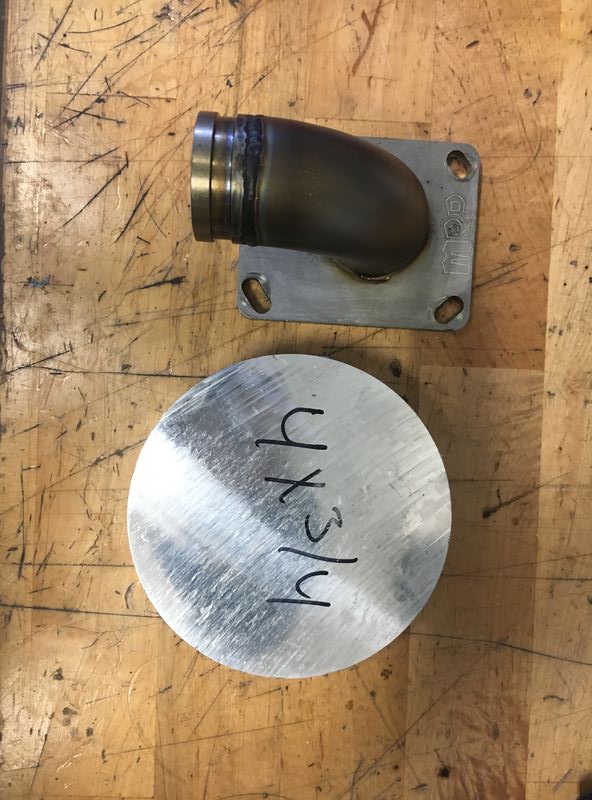$7.50 of aluminum round about 75mm - 3/4" thick