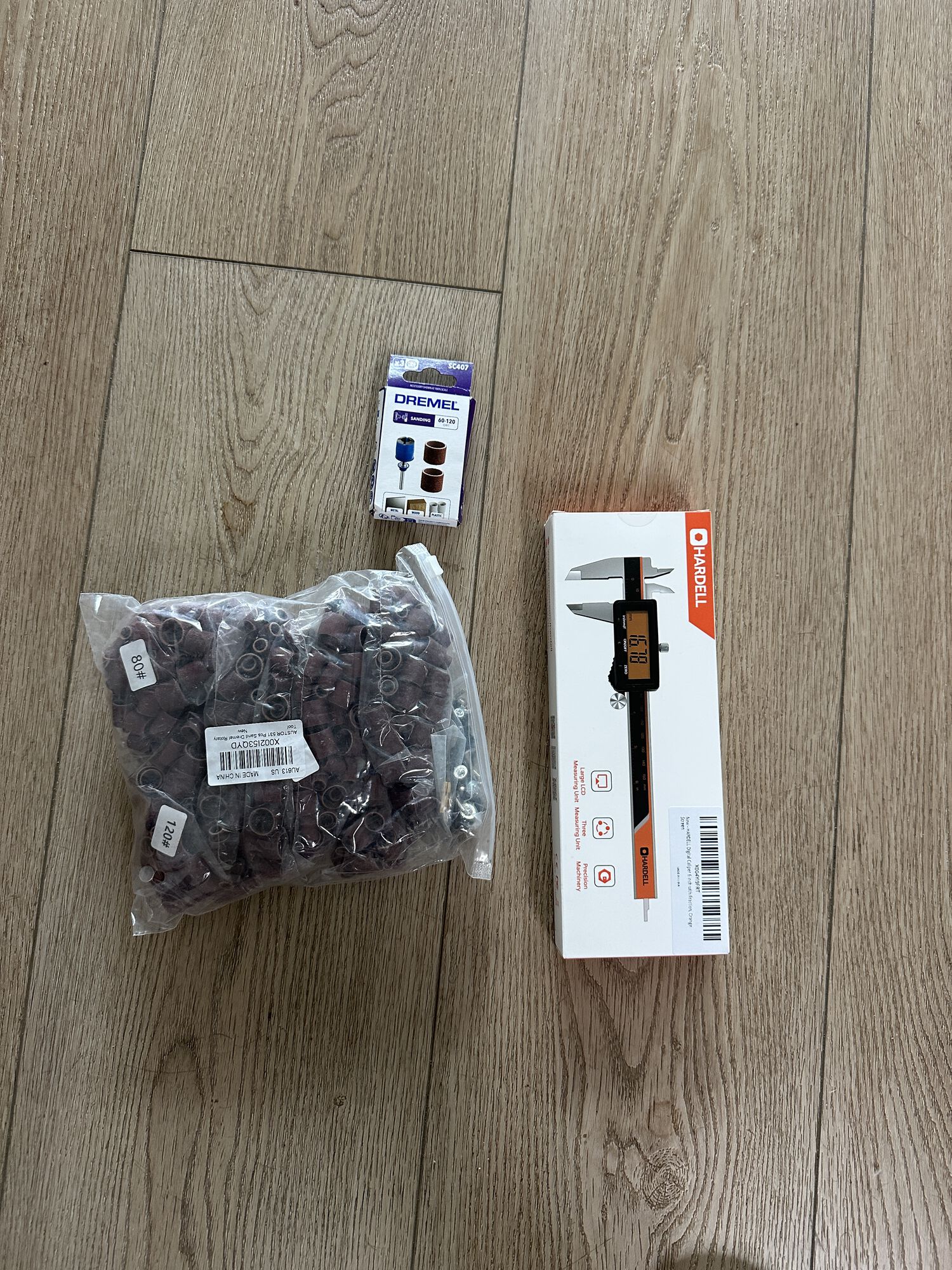Amazon delivered a few critical tools.  Bought the cheapo sanding drums with a new Dremel quick release hub.  cautiously optimistic this will make for easier work and swapping of drums - which is always the worst part.