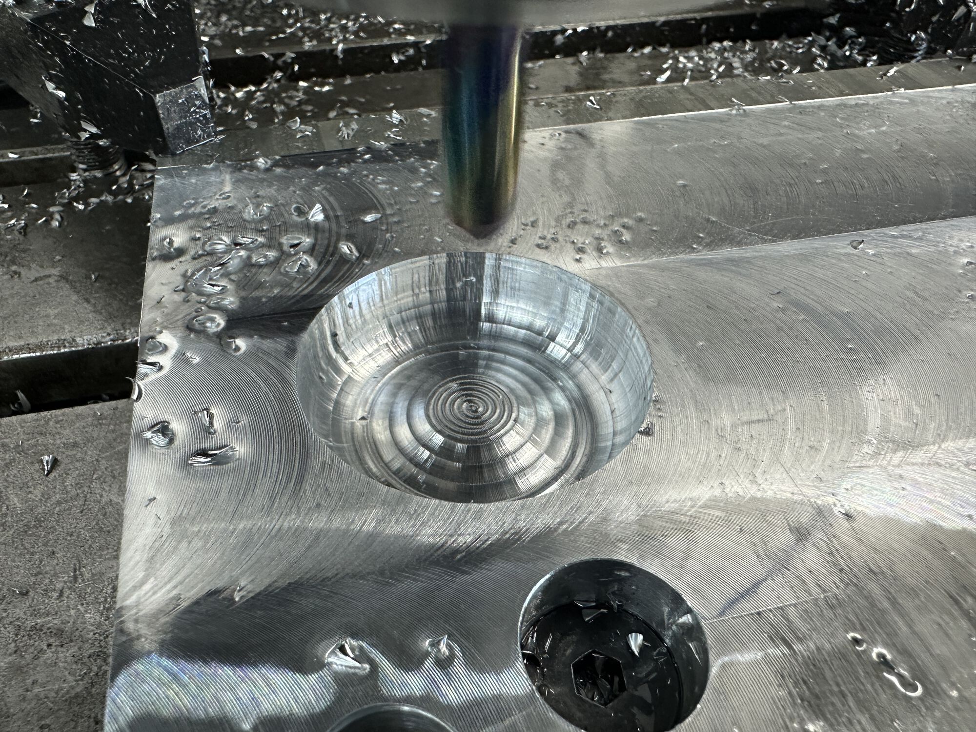 Until I had cored out the chambers basic shape