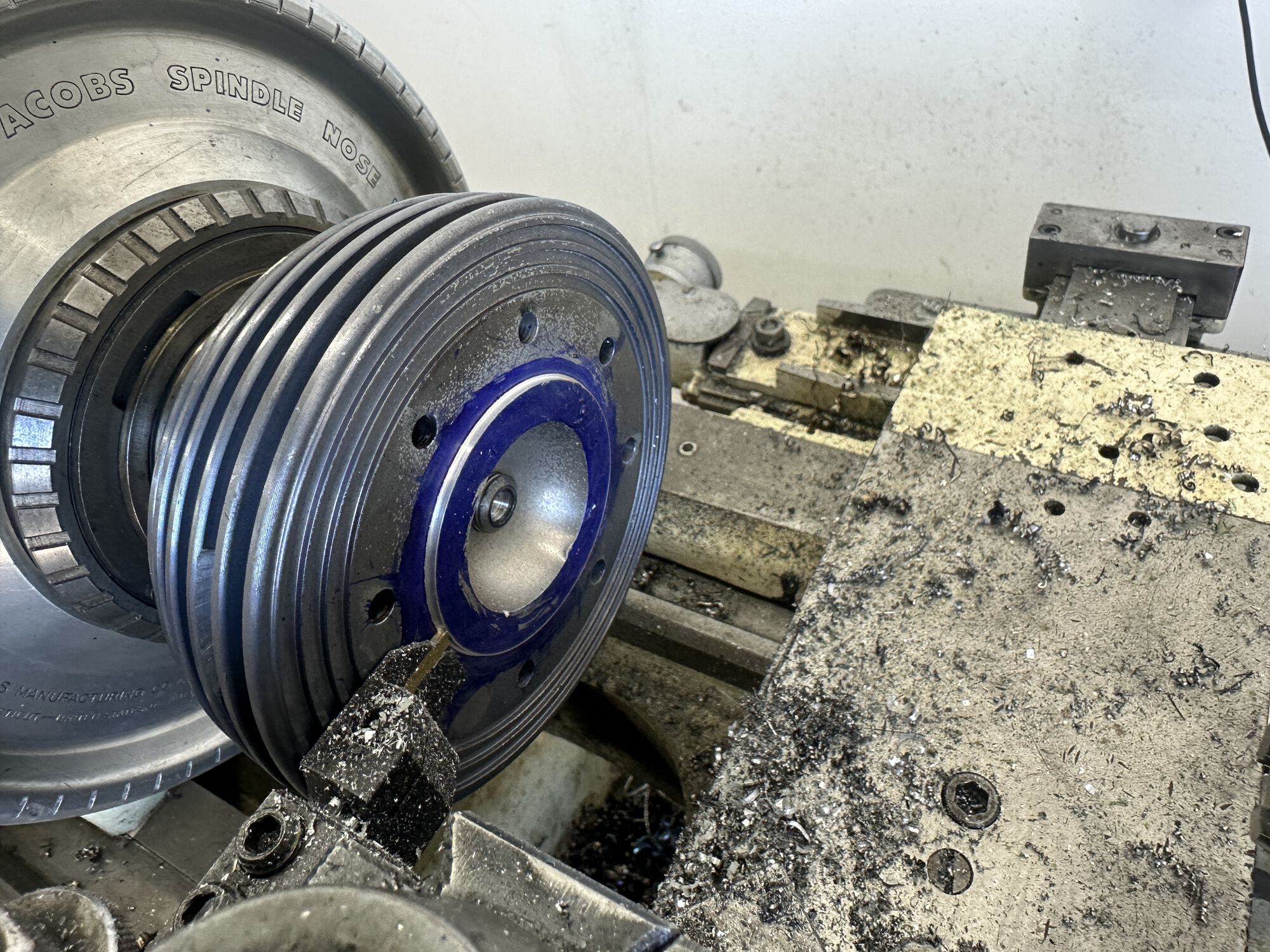 Cut down to match OD of M1 drop in size (61.85MM on my calipers)