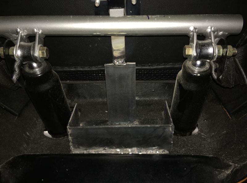 Fabbed box - probably overkill but holds battery nicely.